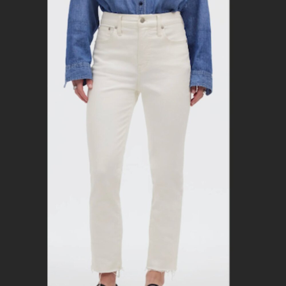 Madewell Perfect Vintage White Jean